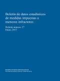 Boletín de datos estadísticos de medidas impuestas a menores infractores, "Boletín número 17, Datos 2017"