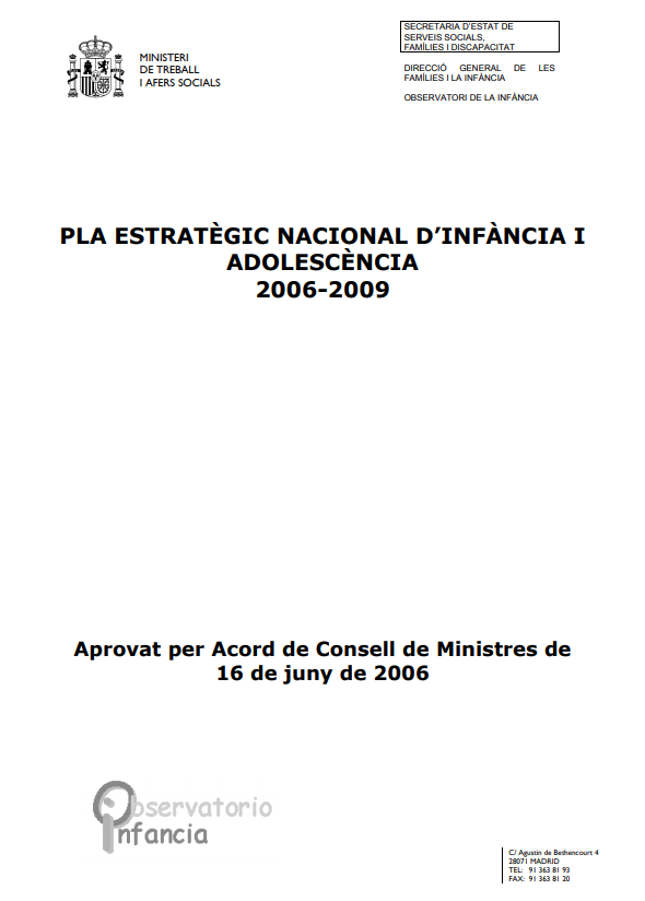 Plan estratégico nacional (texto en catalán)